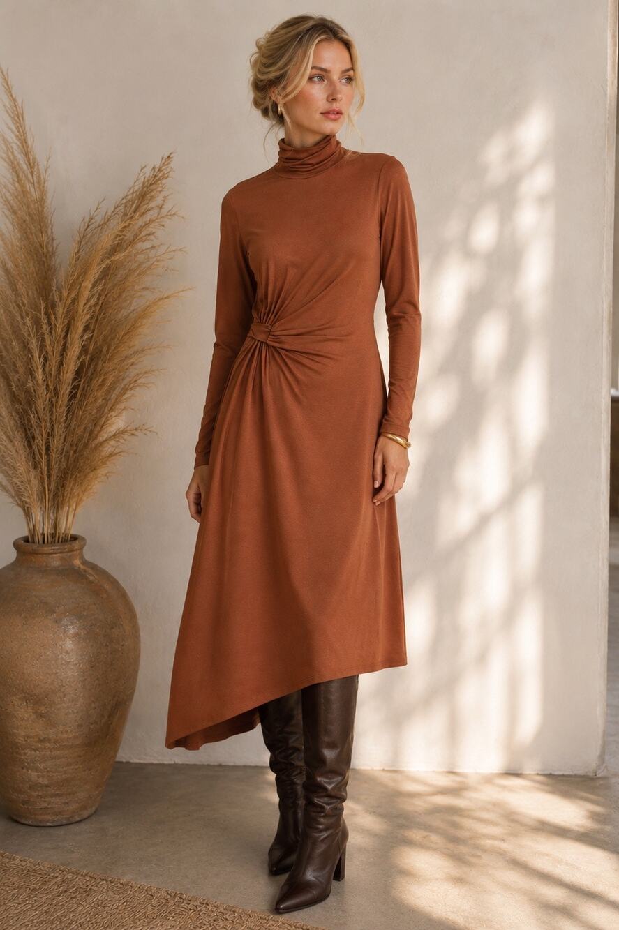 REISS Casey Jersey Midi Dress NWT 10P